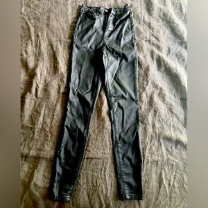 12th Tribe Faux Leather Jeggings